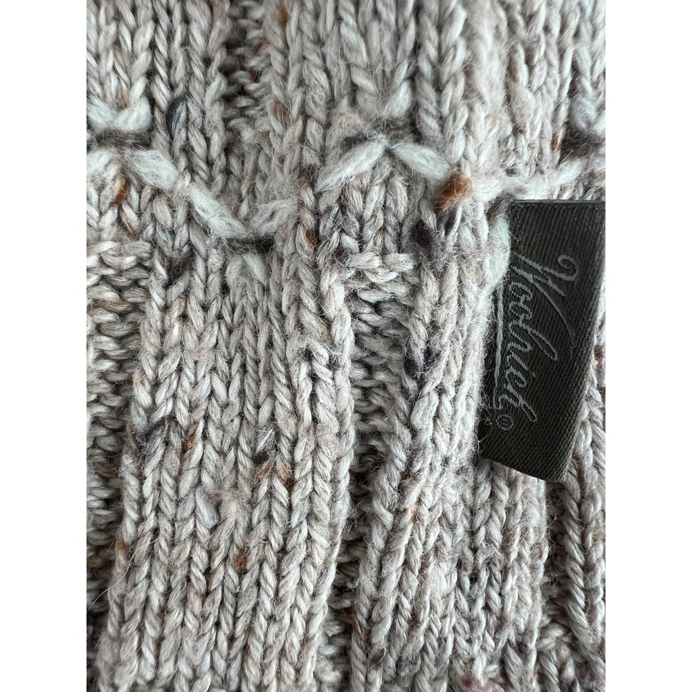 Woolrich Y2K Era Womens Ribbed Knit Sweater Minimalist Cabincore Wool Blend M - Picture 4 of 9